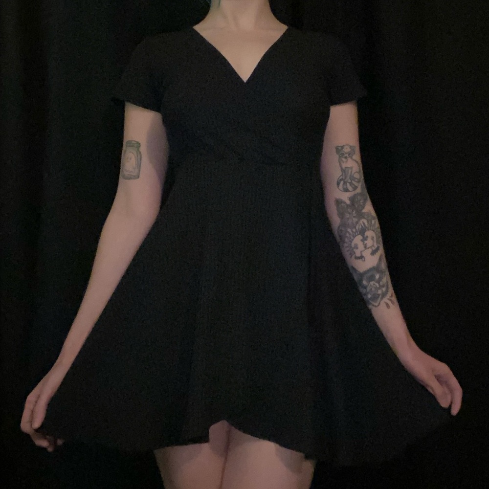 Dark grey dress